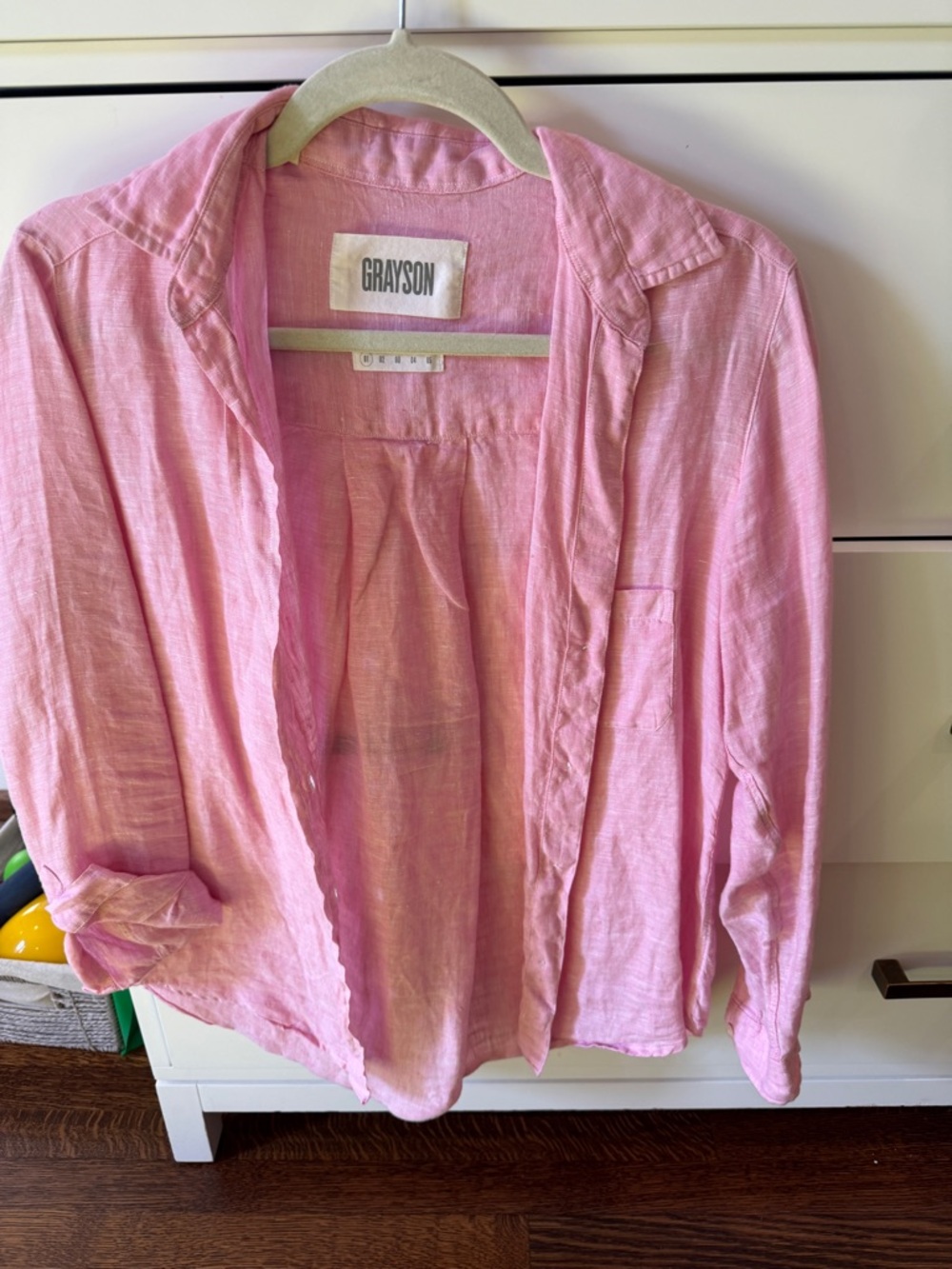 Grayson Lightweight Pink button down